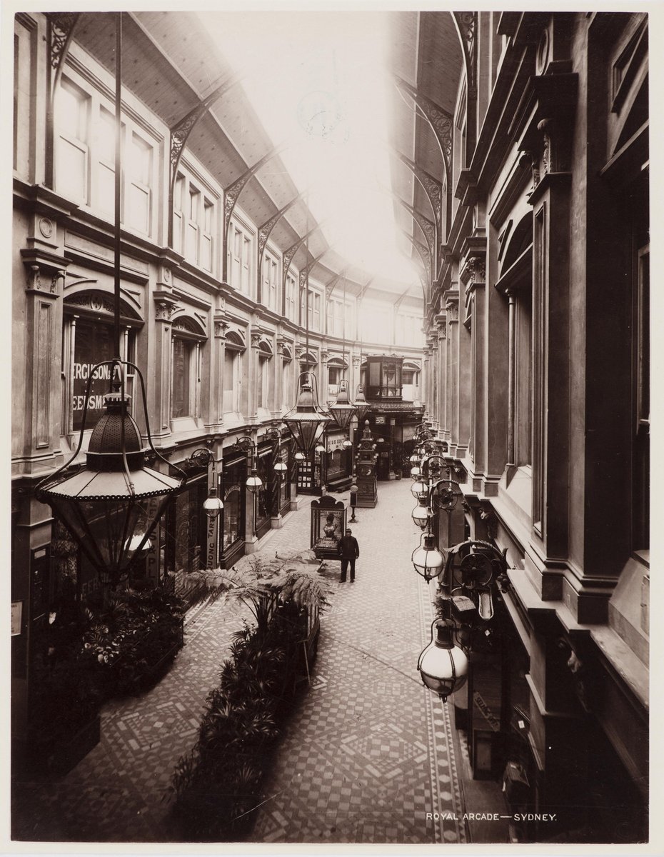 Royal Arcade, Sydney, 1892 from Photographs of Sydney and New South Wales, ca.1892-1900 New South Wales Government Printer, Sydney city centre (1892–1900)