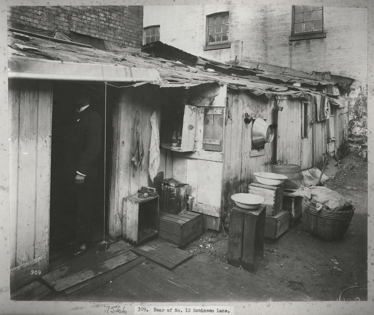 Views taken during Cleansing Operations, Quarantine Area, Rear of No.12 Robinson Lane, Sydney (NSW) (1900)