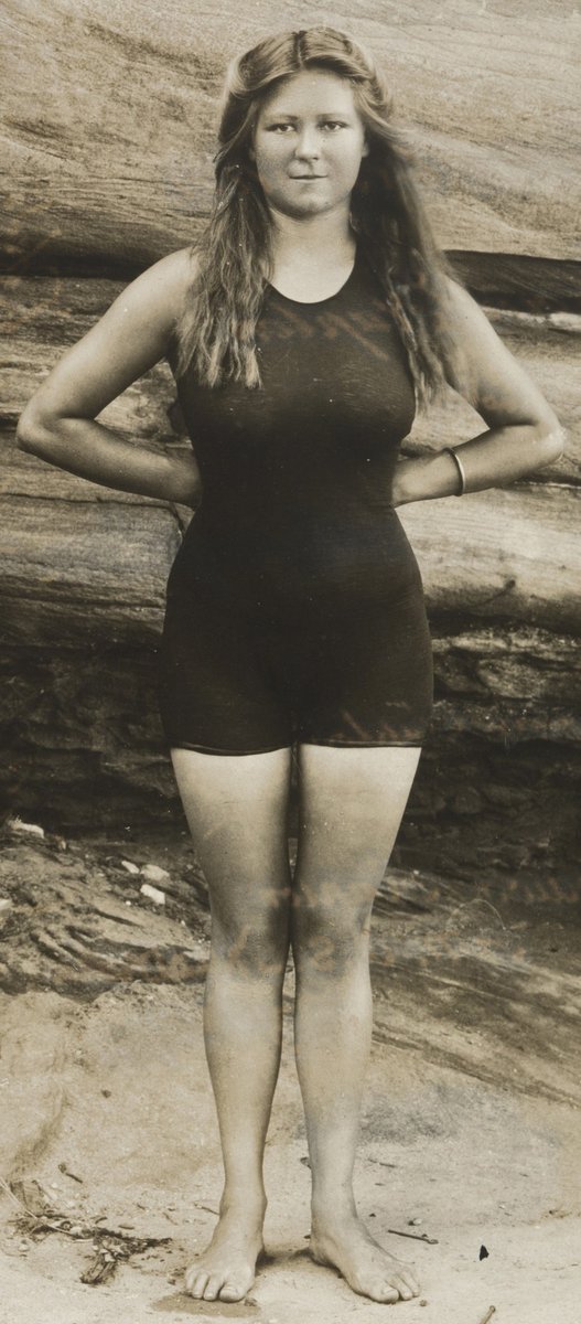 Mina Wylie (cropped), Coogee (1913)