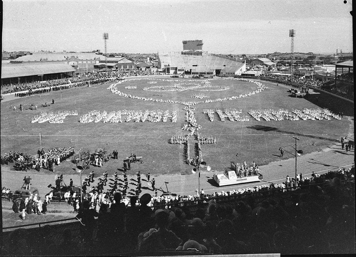 We Cherish the Rosary tableau Sydney Showground, Moore Park (1937)
