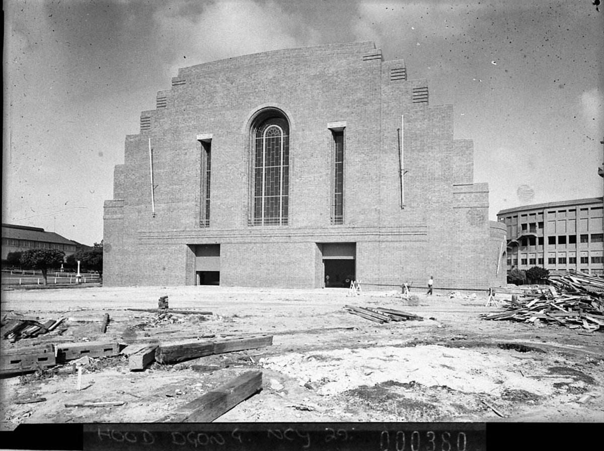 150th Anniversary Manufacturers Hall Royal Hall of Industries being built Sydney Showground, Moore Park (1938)