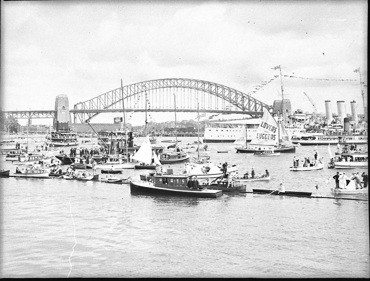 150th Anniversary of the landing of Governor Phillip at Farm Cove, Sydney city centre (1925–57)