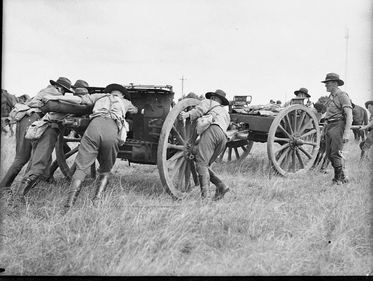 18th Field Brigade, by Sam Hood (1938)