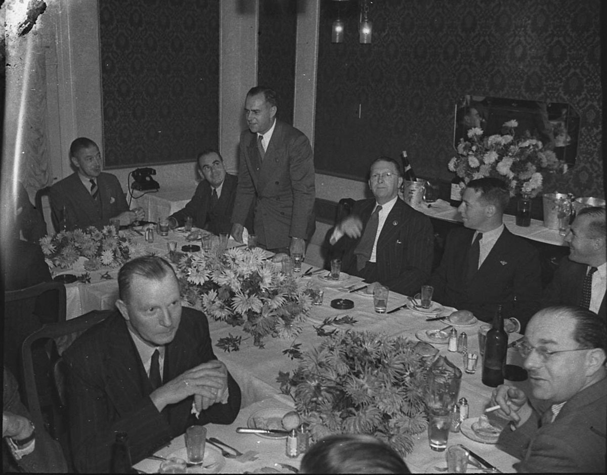 21 Club Dinner Ushers Hotel (1947)