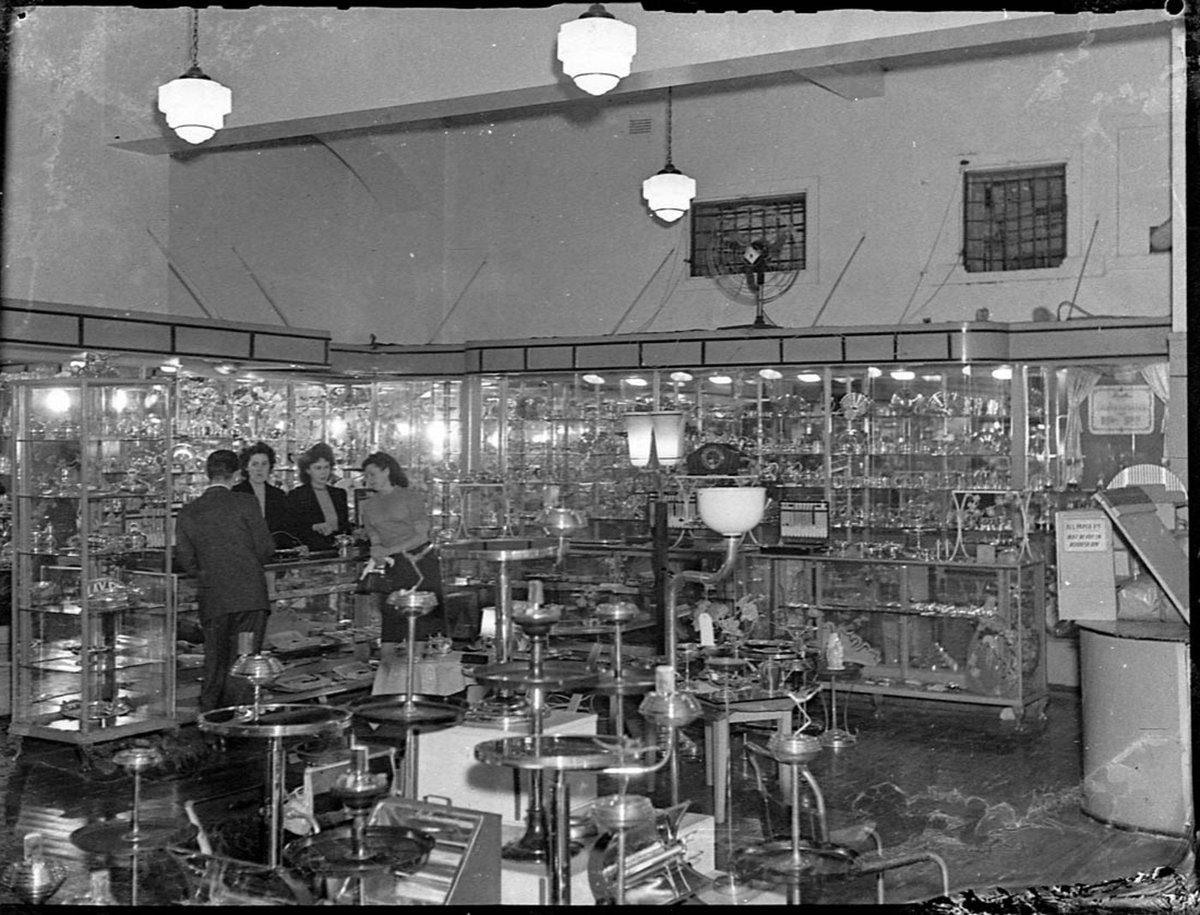Air circulator in department store taken for Duval Advertising (1947)
