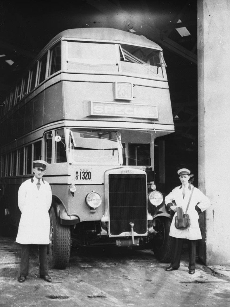 An early Leyland doubledeck omnibus MO 1320 (1920s)