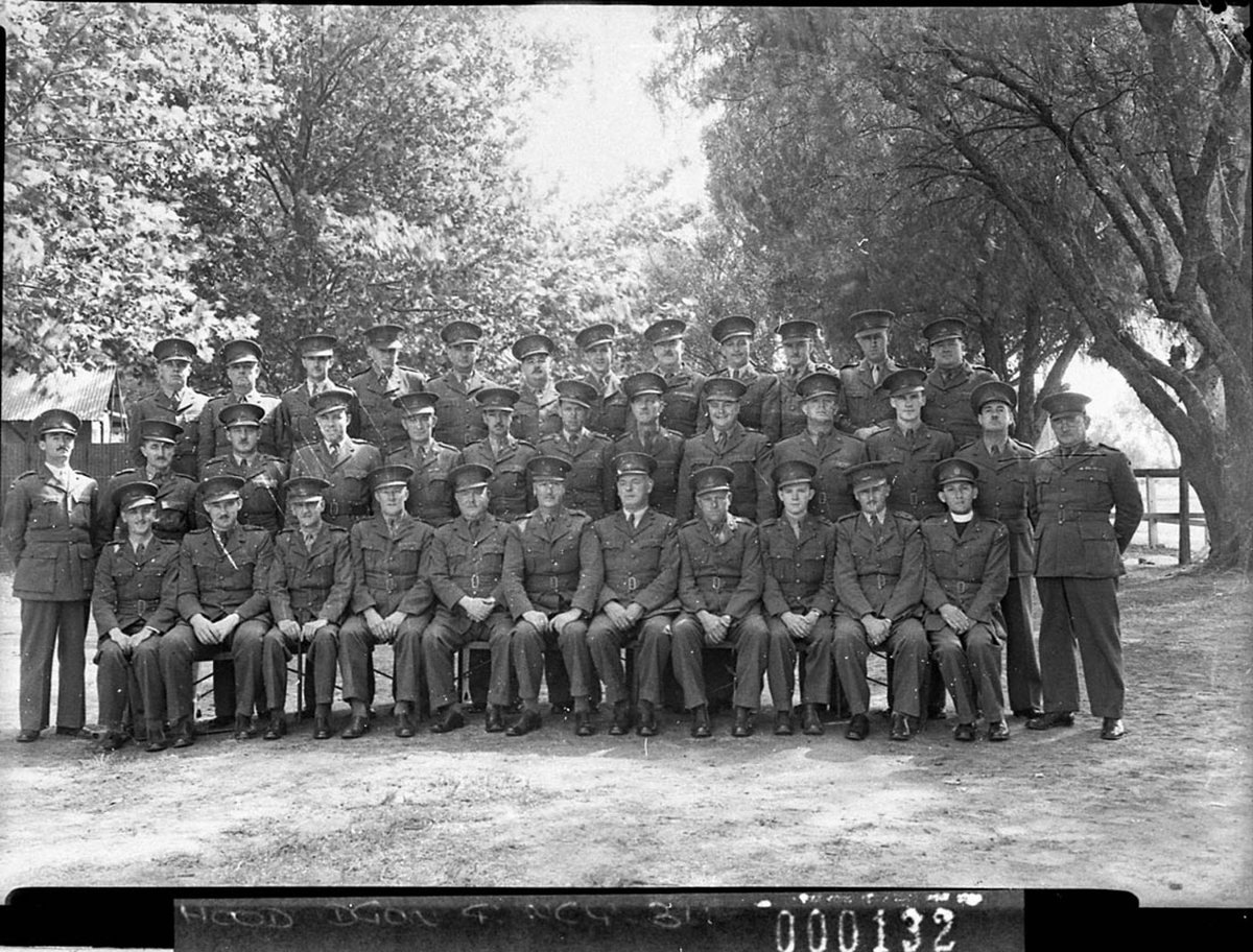 Army Service Corps group at Liverpool Camp (1940)