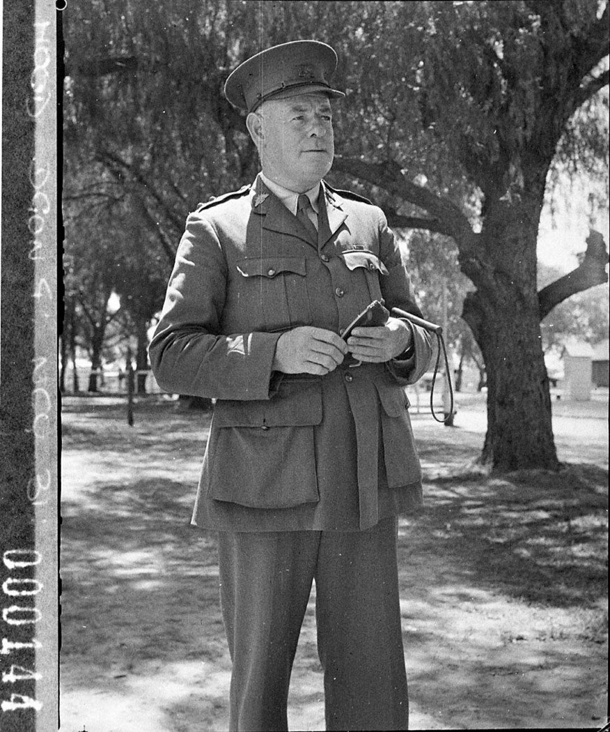Army Service Corps officer at Liverpool Camp (1940)