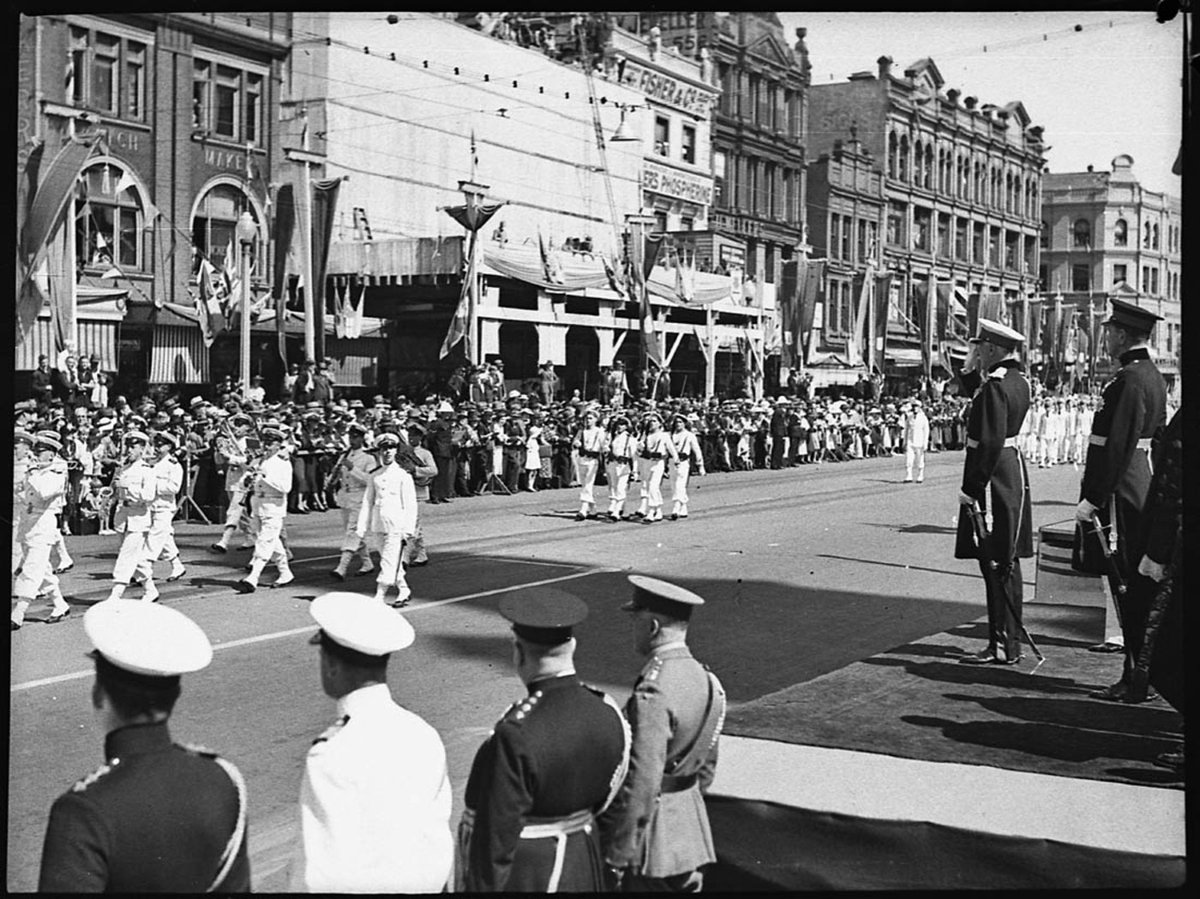 Army Navy and Air Force parade, Sydney (1938)
