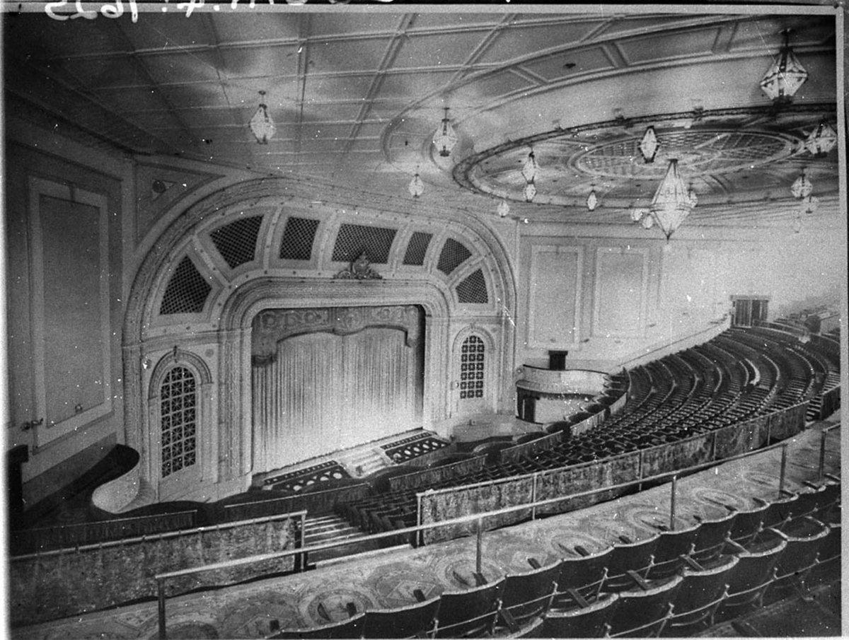 Auditorium and proscenium of Empire Theatre Quay Street Sydney (1930s)