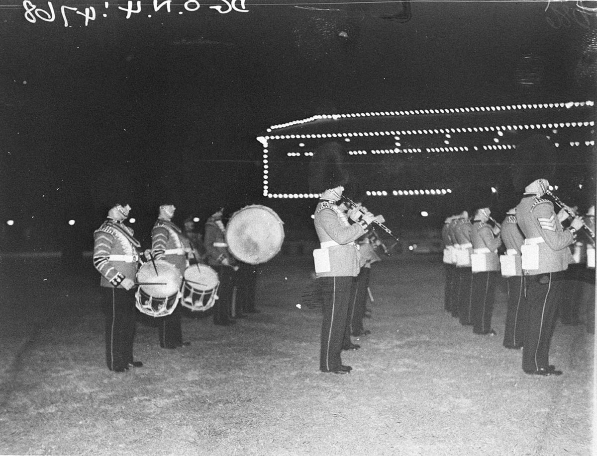 Australian Artillery Band ie the Grenadier Guards Band at Royal Agricultural Show, Moore Park (c. 1934)