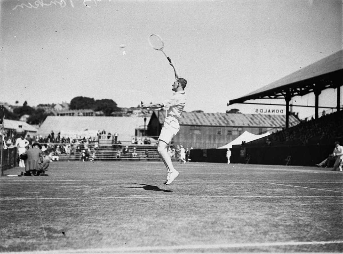 Bert Tonkin centre court White City, Rushcutters Bay (1930s)