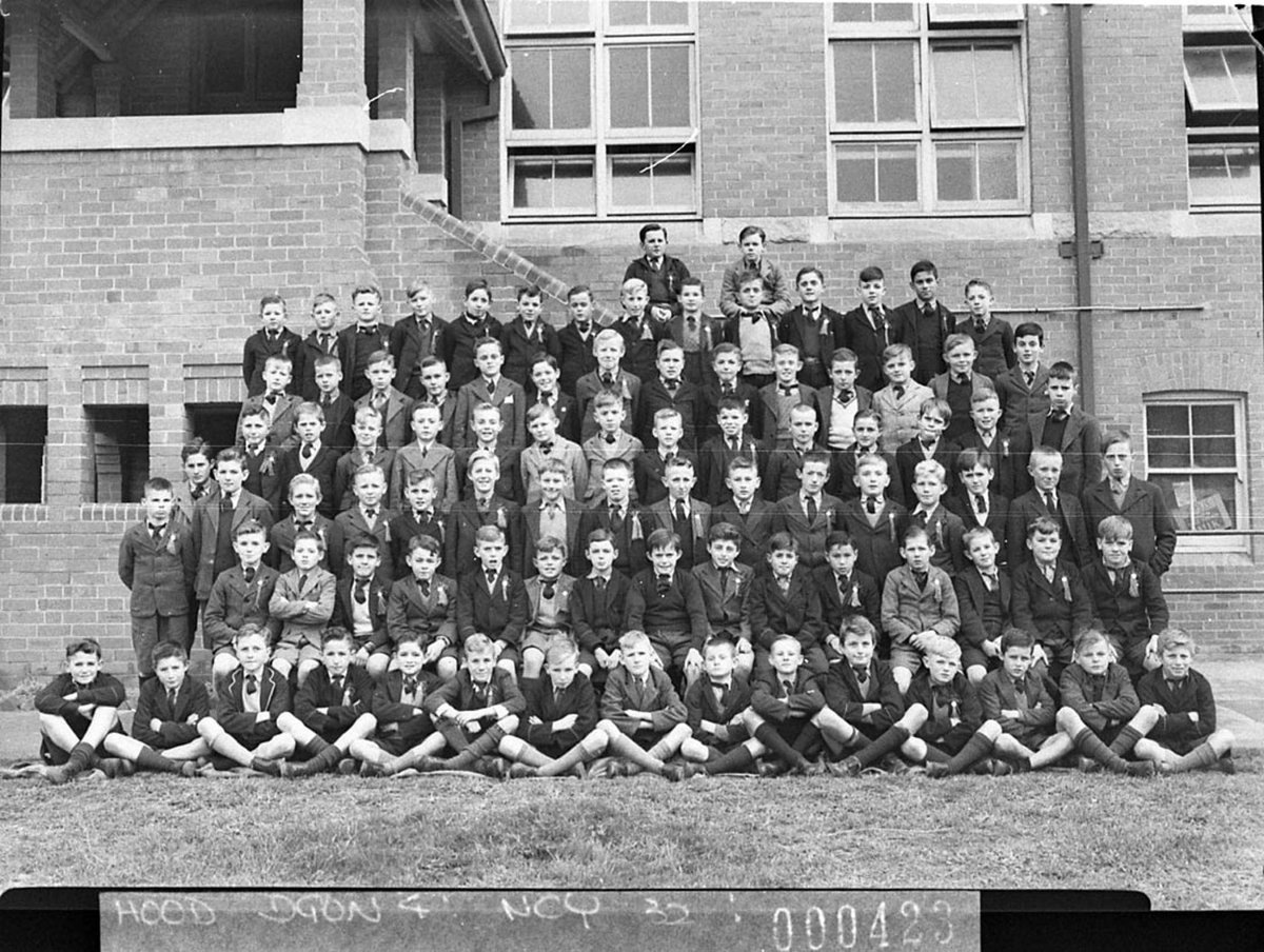 Big group of schoolboys Westmead Catholic Boys Home (1945)