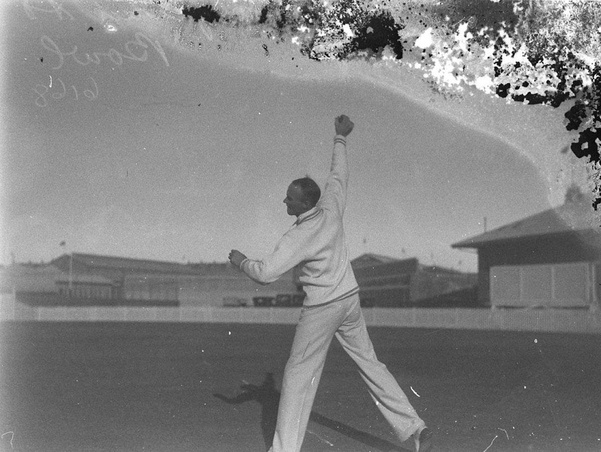 Bill OReilly practice bowling (1930s)