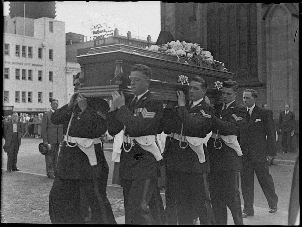 Billy Hughes funeral, 1952