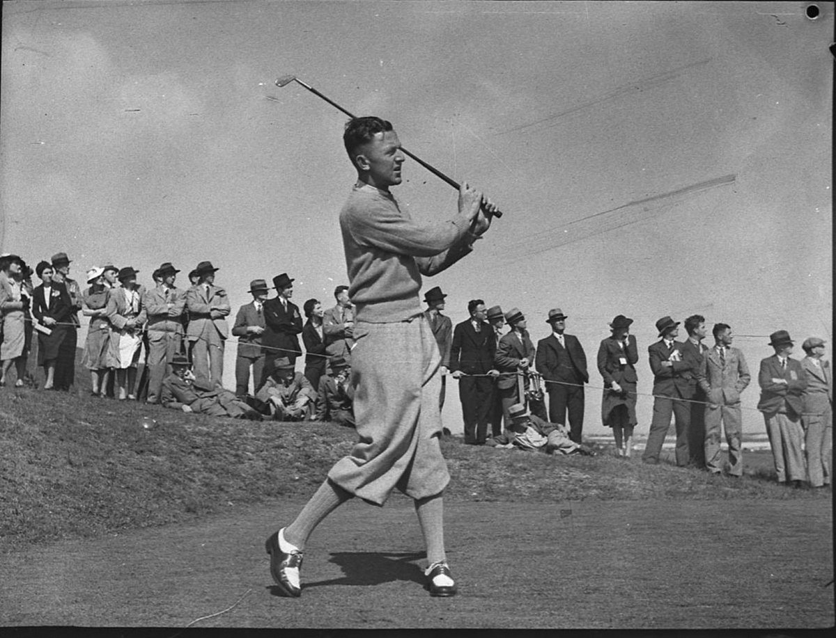Bobby Locke, by Sam Hood (1938)