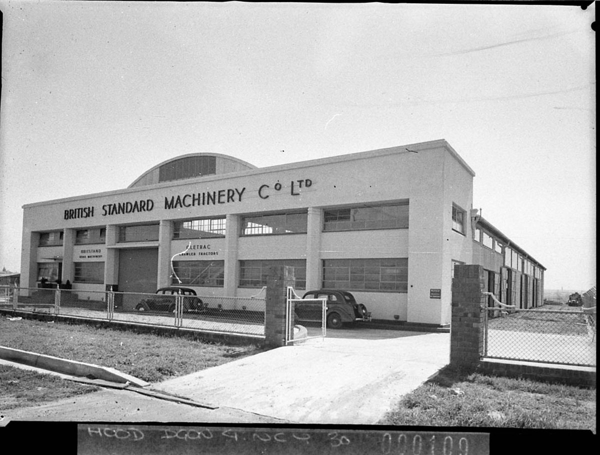 British Standard Machinery Cos warehouse and office at Waterloo for Building Publishing Co (1925–57)