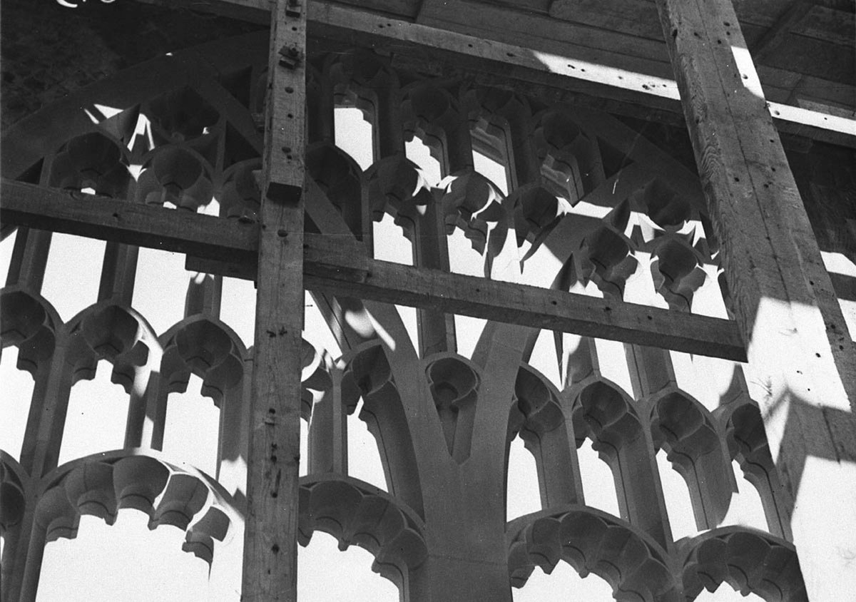 Building St Stephens Church in Macquarie Street, Sydney city centre (1934)