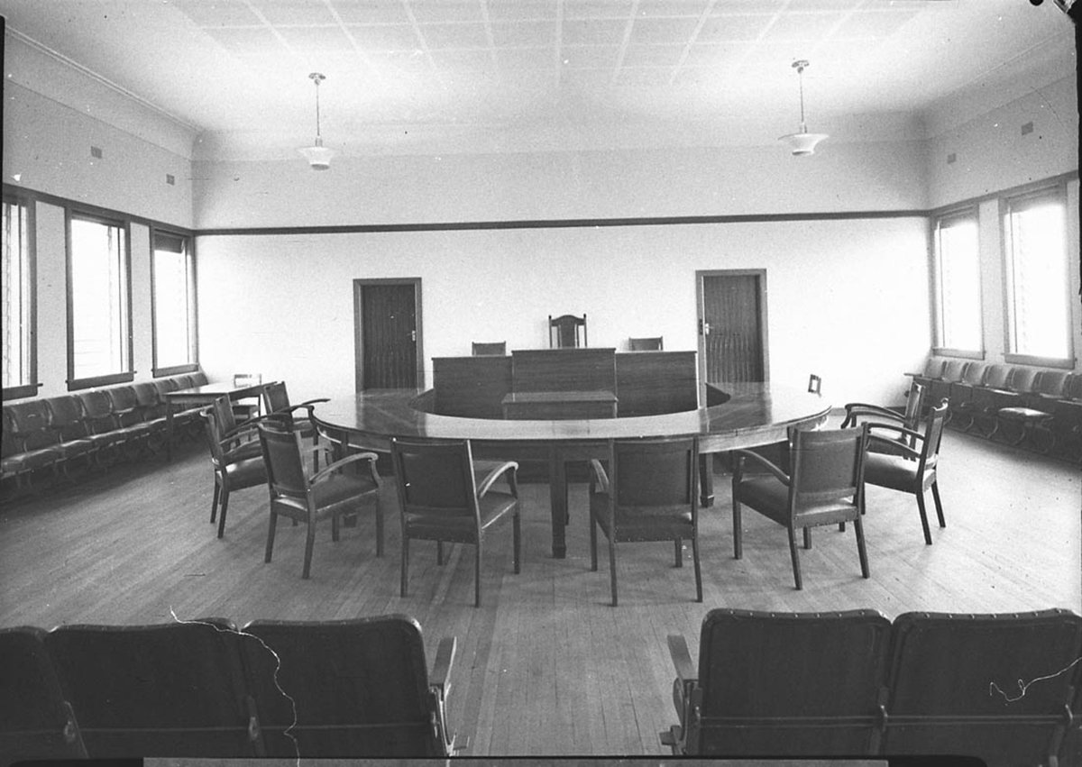 Cabramatta Town Hall taken for Building Publishing Co, 1944