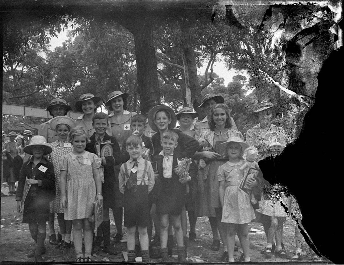 Captain Bell Navy League childrens Christmas Party at Taronga Park, Mosman (1941)