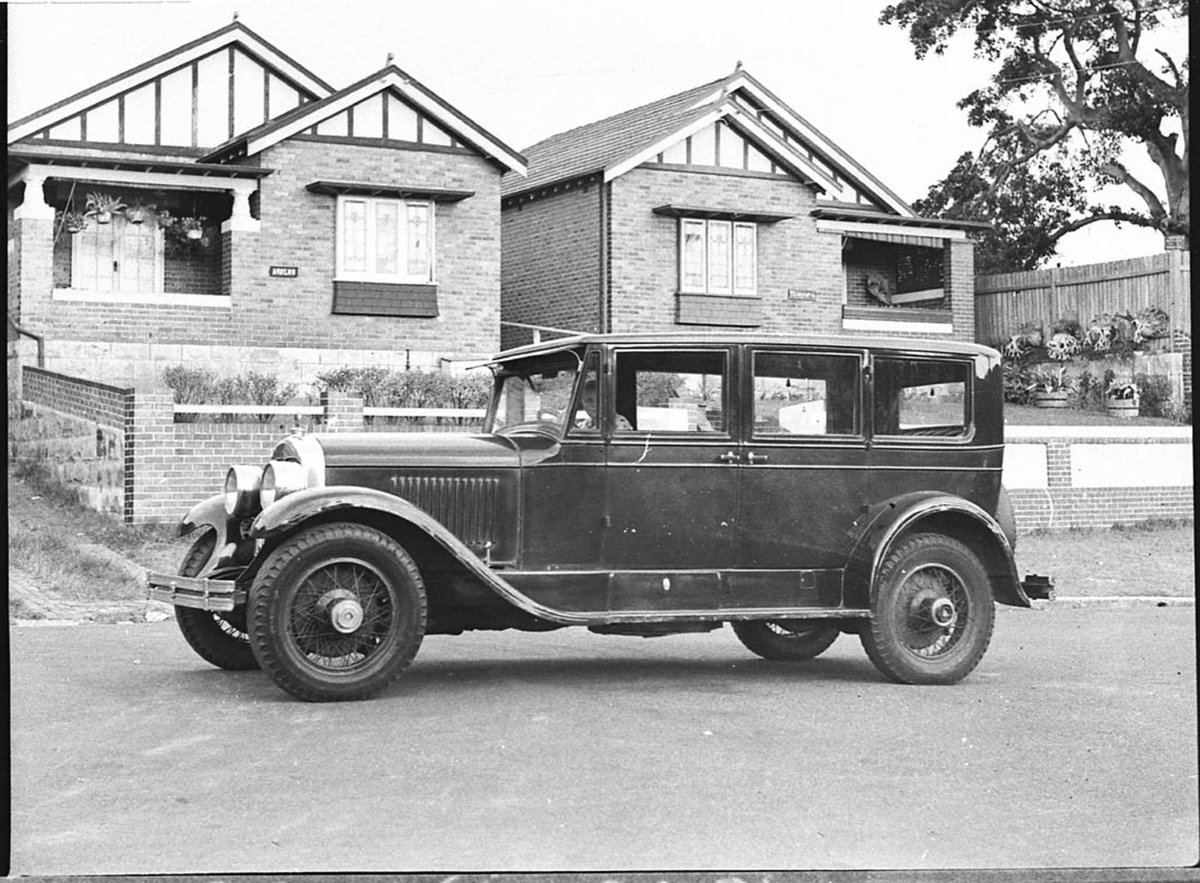 Car taken for Telegraph classified ads (1937)