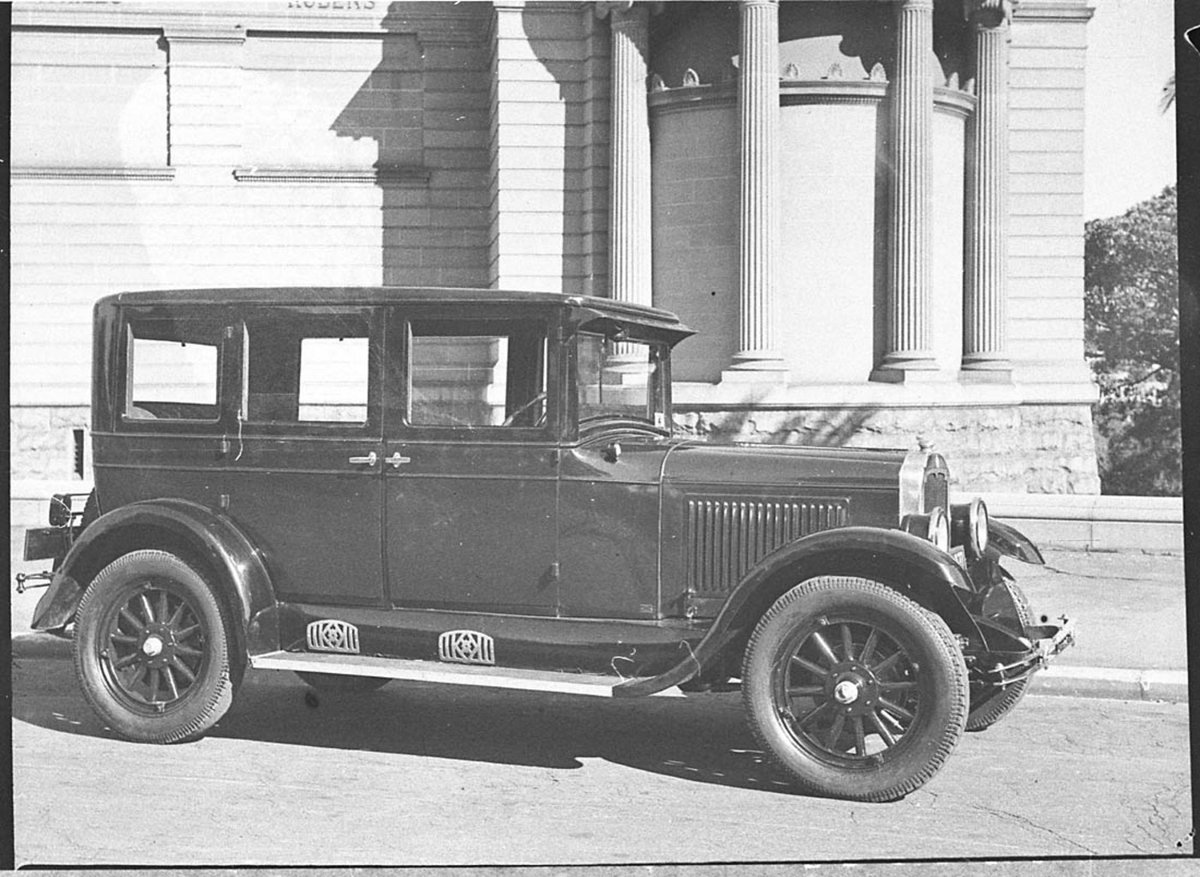 Car taken for Liberty Motors and Fosters Motors for Telegraph classified ads (1937)