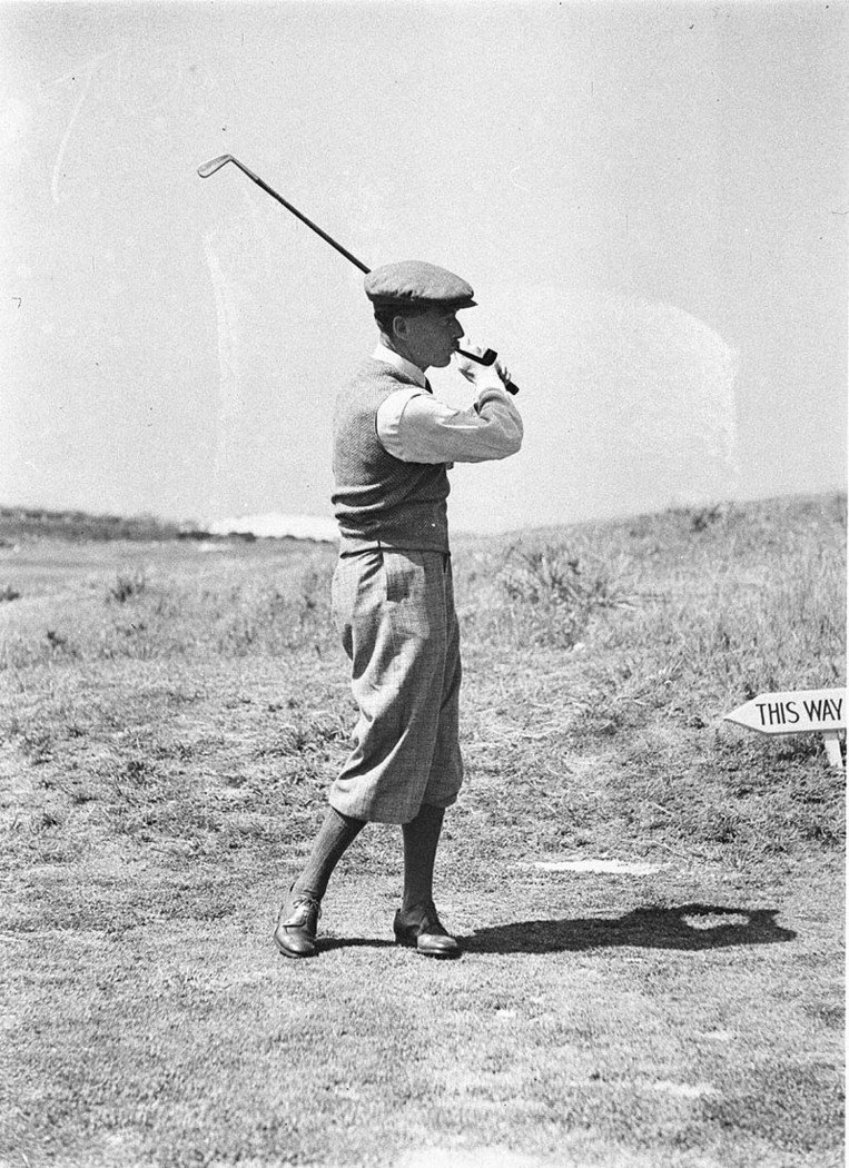 Championship golf at Rose Bay unidentified golfer (1934)