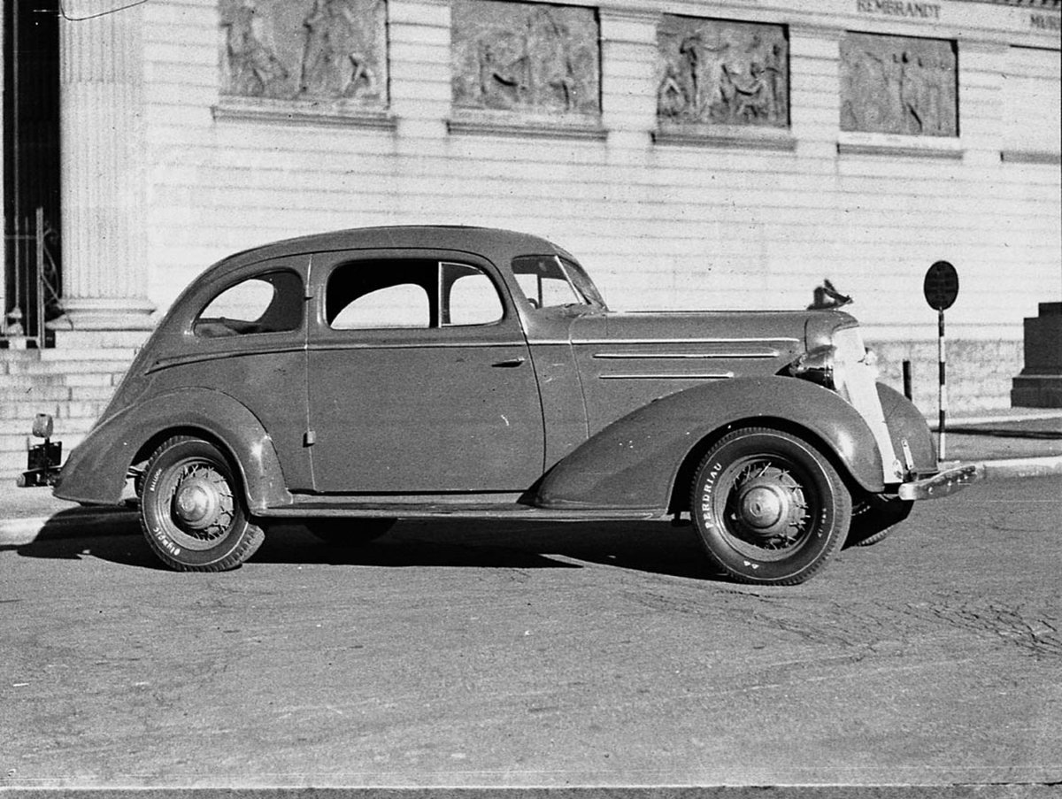 Chevrolet coupe taken for Liberty Motors (1937)