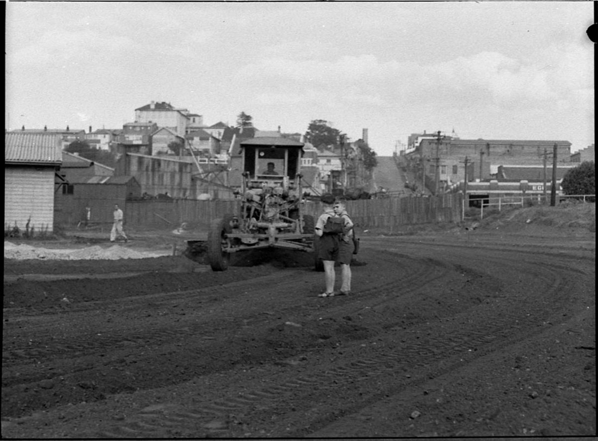 Council car park at Civic (1956)