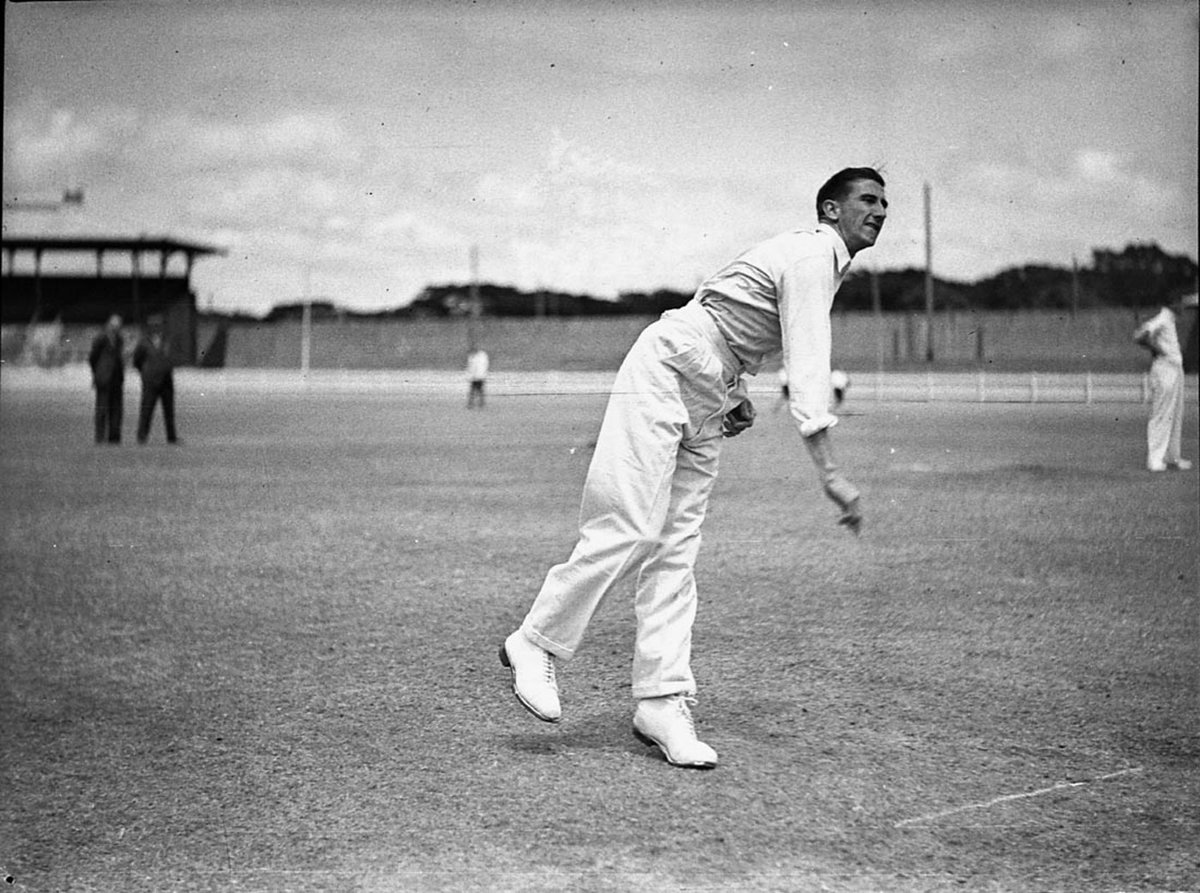 Cricket match personalities Ernie McCormick (1938)
