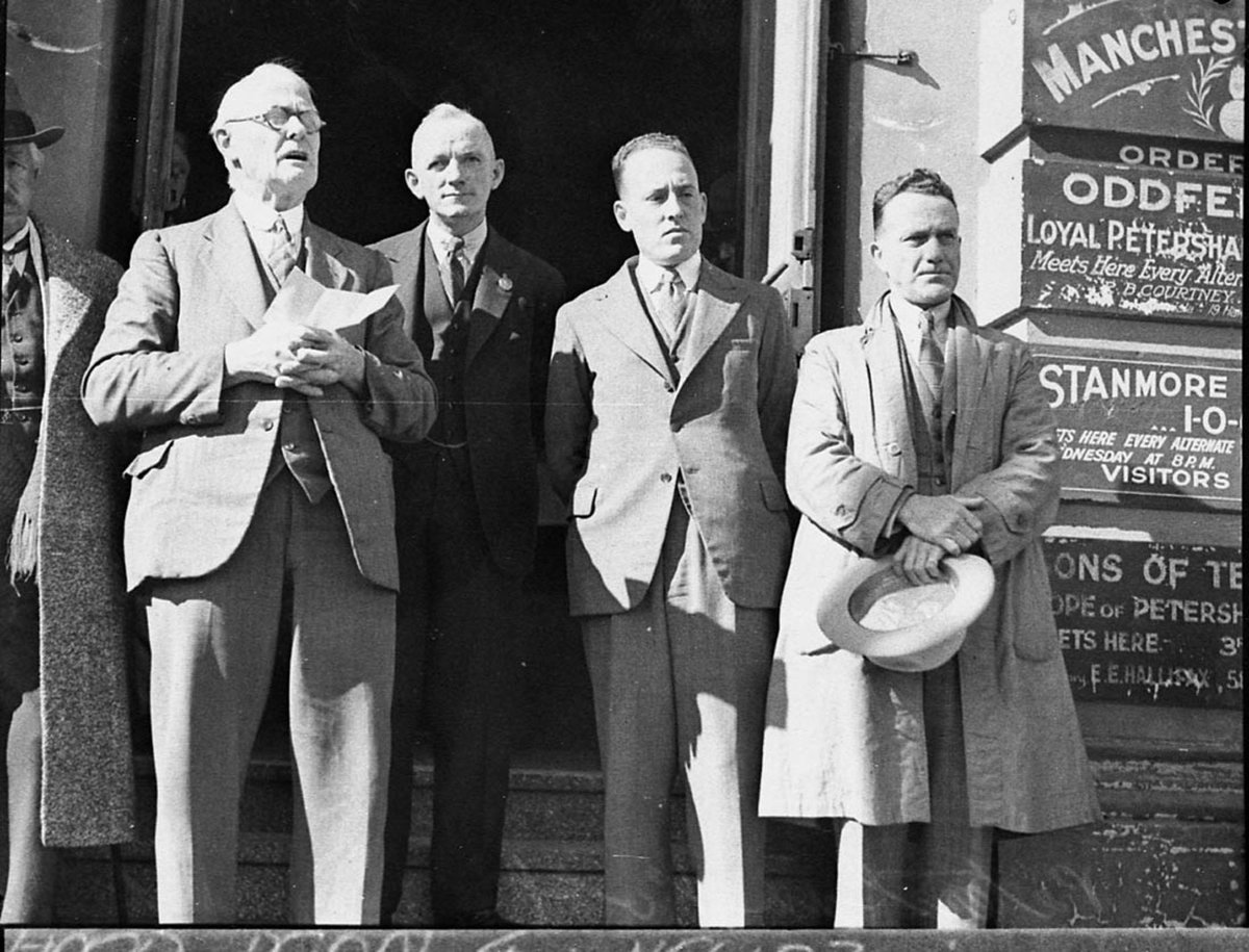Declaration of the poll at Petersham (1935)