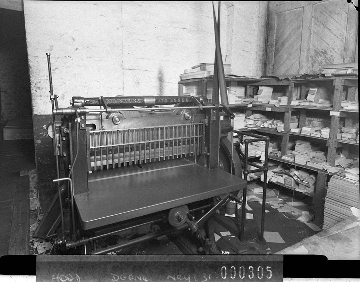 Edwards Dunlop machine Woodward, Sydney (1941)