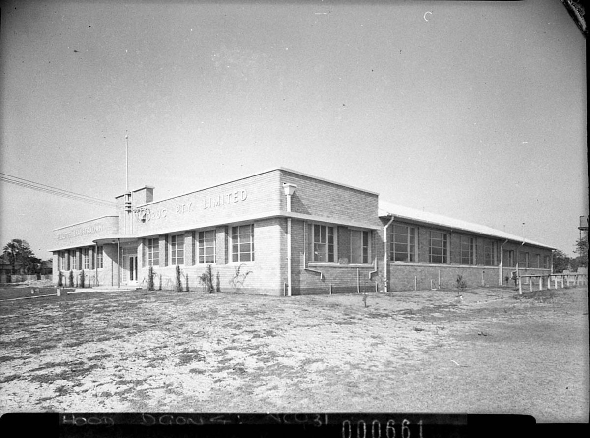 Elliotts Australian Drug Companys new building taken for Building Publishing Co, Rosebery (1944)