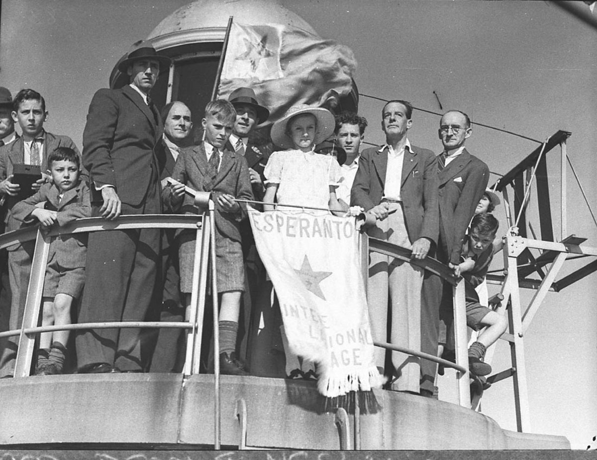 Esperanto Club outing to Fort Denison, Sydney Harbour (c. 1936)