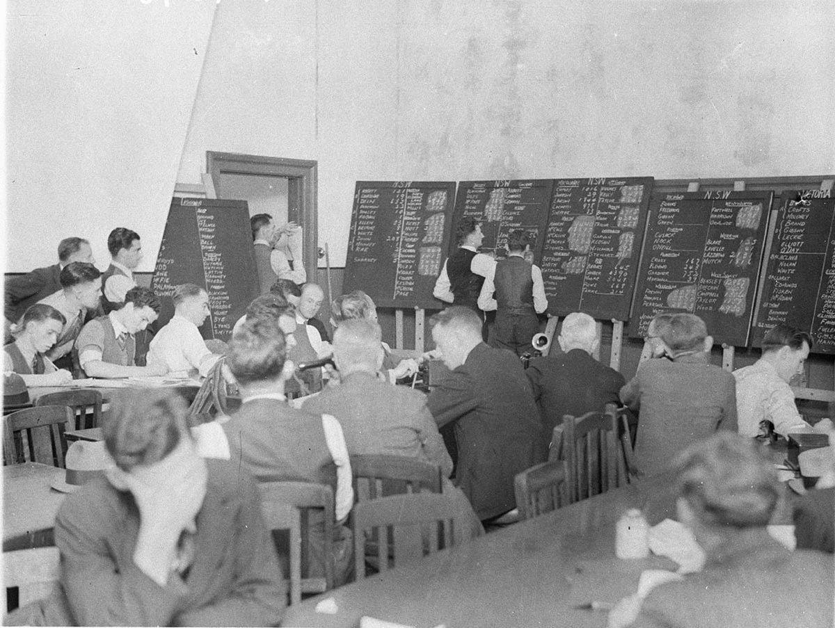 Figures coming in from all States (c. 1934)