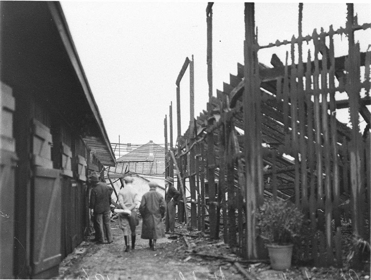 Fire damage (c. 1932)