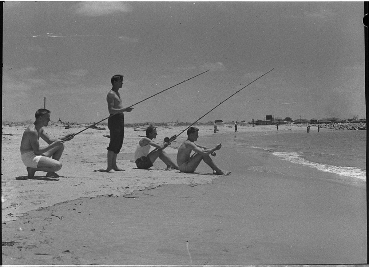 Fishing at Horse Shoe Beach (1956)