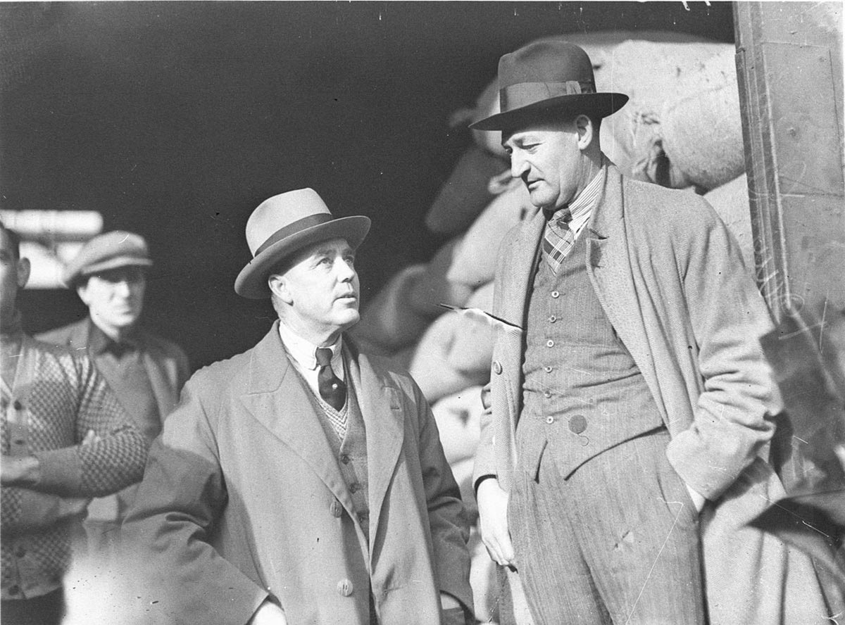 Frank Rogers and unidentified man (1930s)
