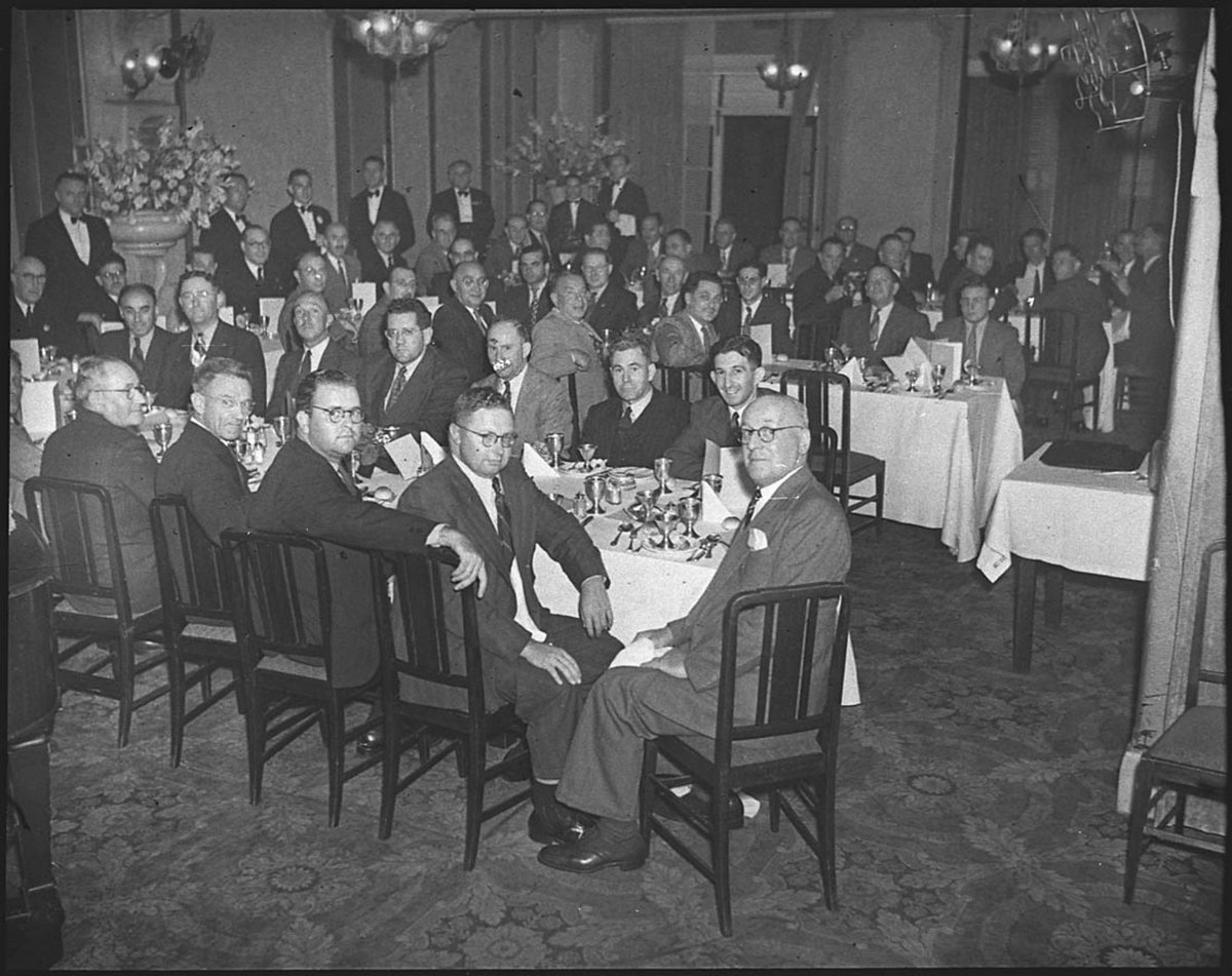 Fur dealers at Carlton taken for Mr Morris, Sydney (1947)