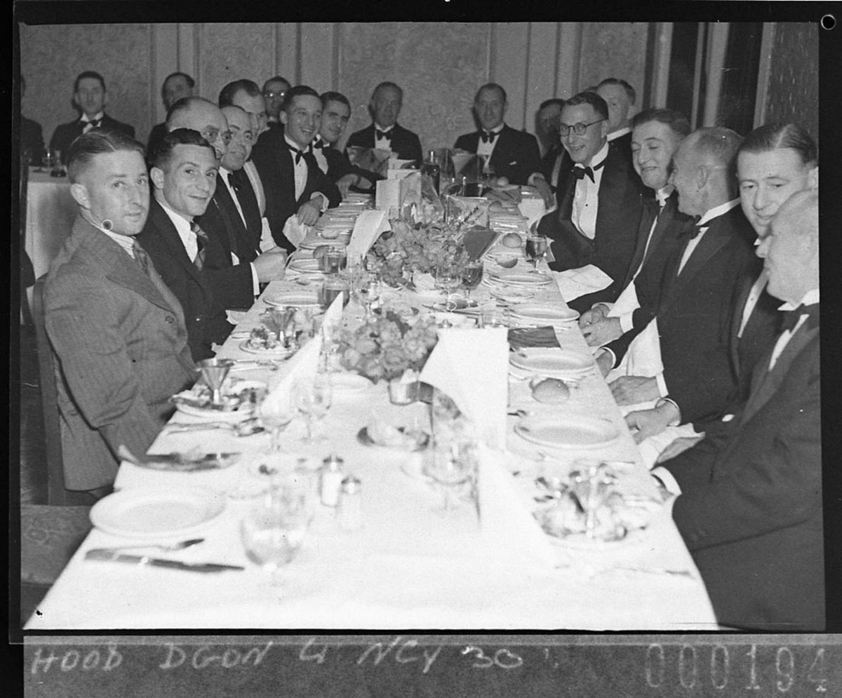 Furriers dinner Hotel Carlton, Sydney city centre (1938)