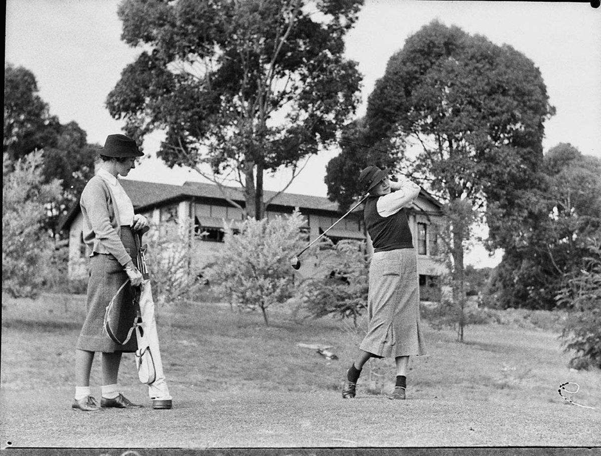 Golf at Pymble taken for Golf in Australia, 1937