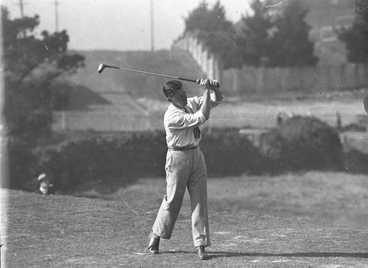 Golf player New South Wales golf championship at Kensington (1934)