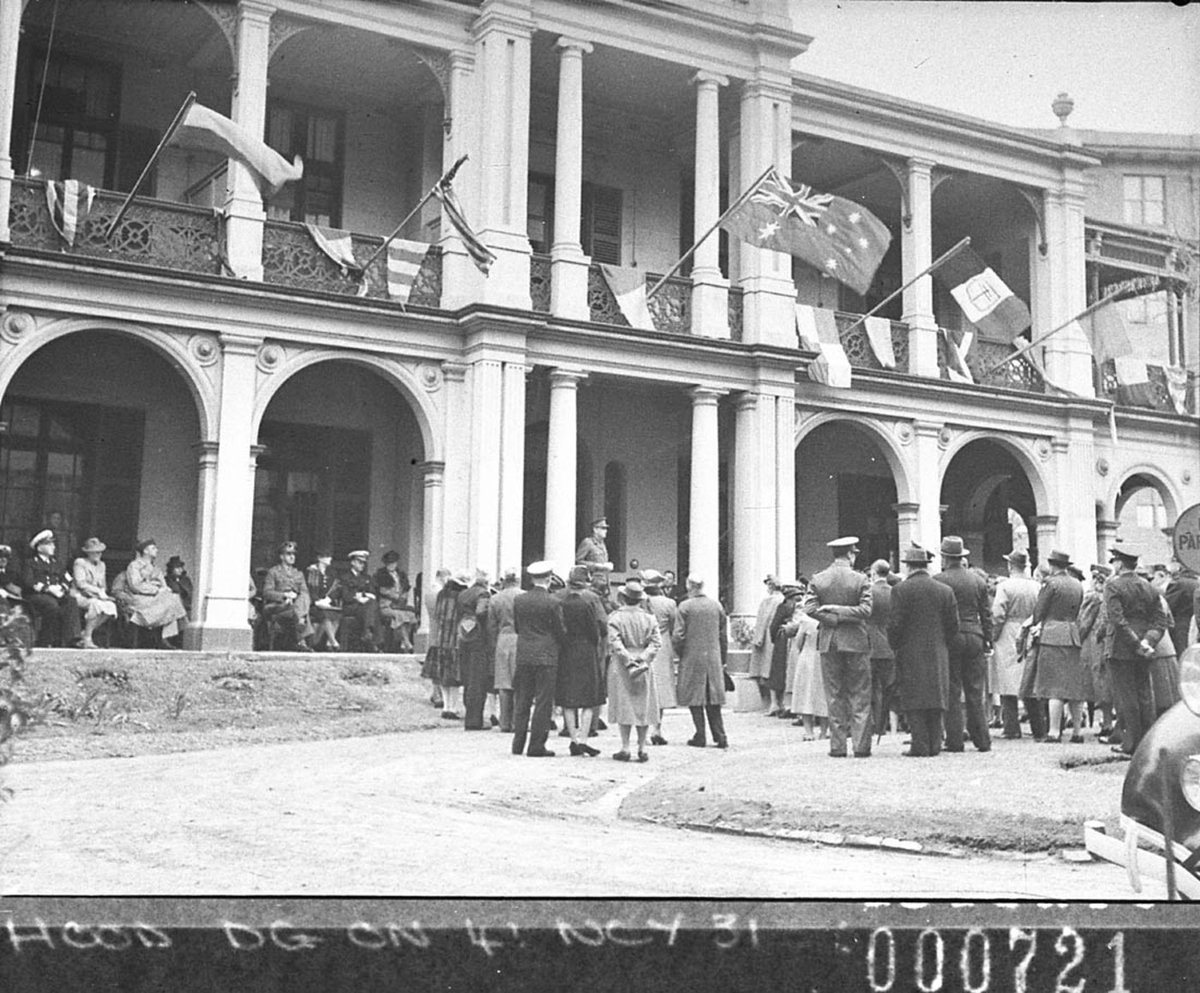 Governor at the Kinneil Club taken for Australian Comforts Fund, Elizabeth Bay (1944)
