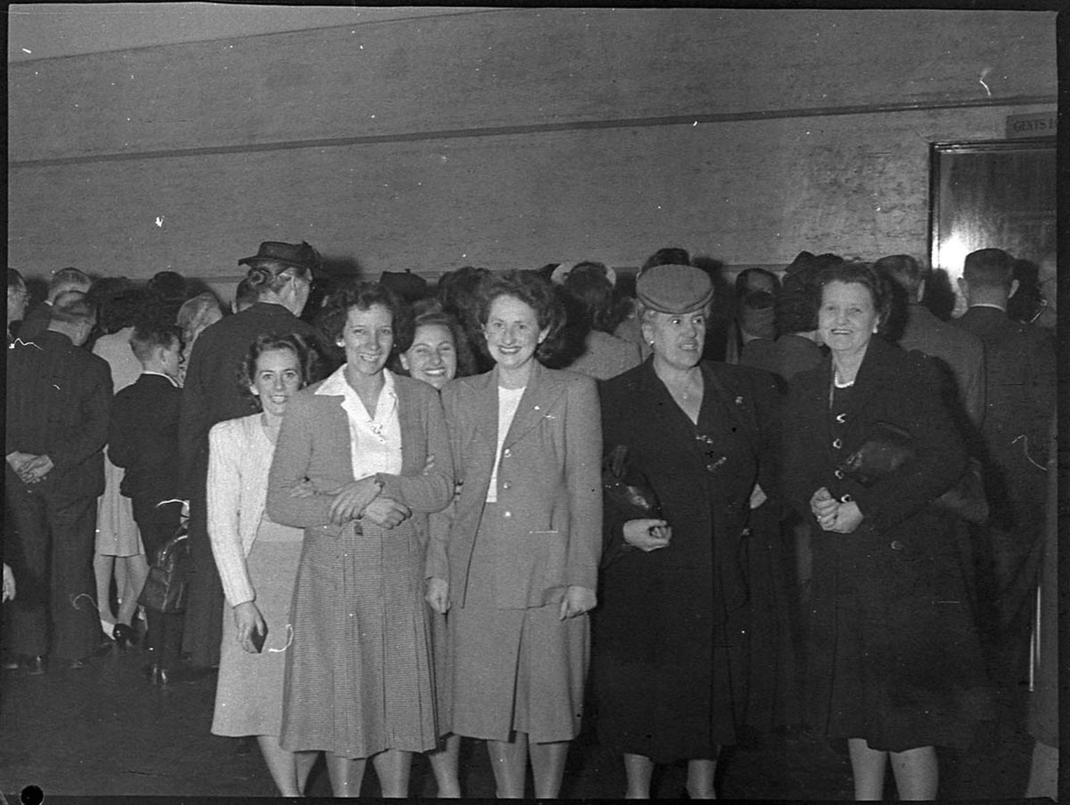 Grace Bros staff fete taken for Store News (1947)