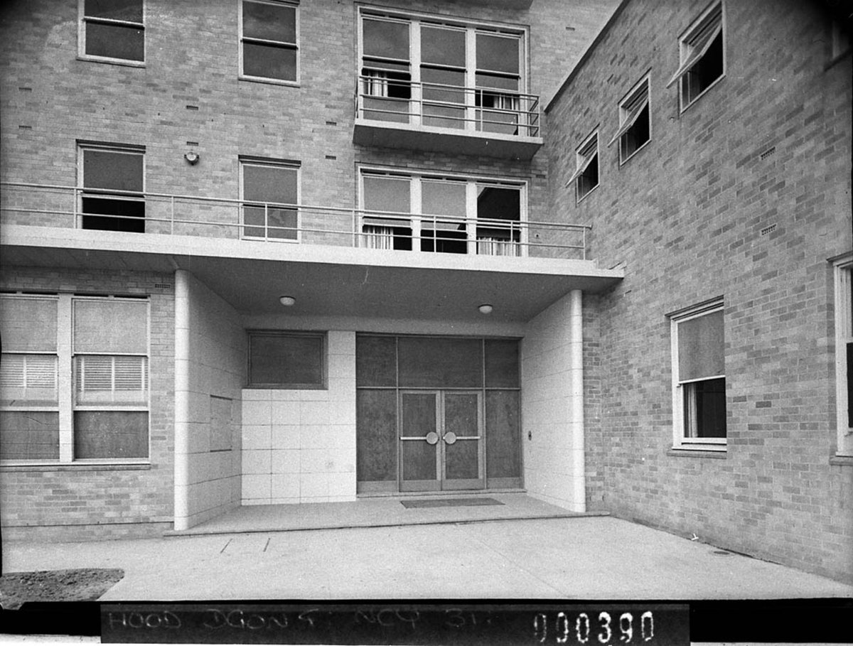 Ground floor detail Yaralla Hospital taken for Building Publishing Co, 1942