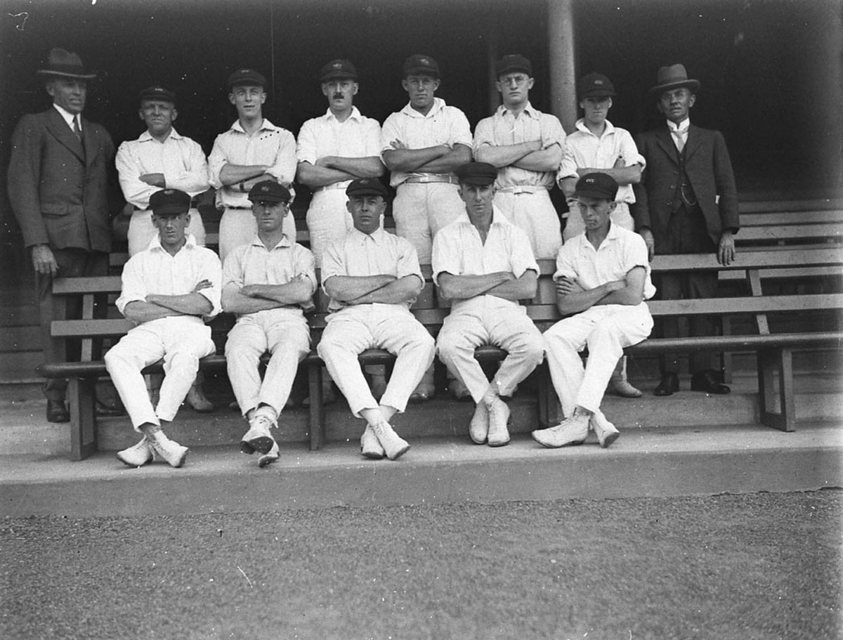 Group of a cricket team (c. 1940)