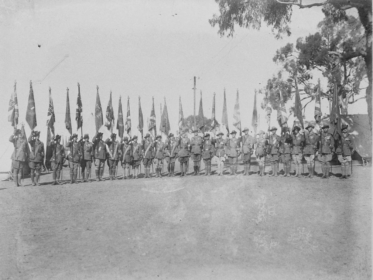 Group of the combined colour parties (c. 1934)