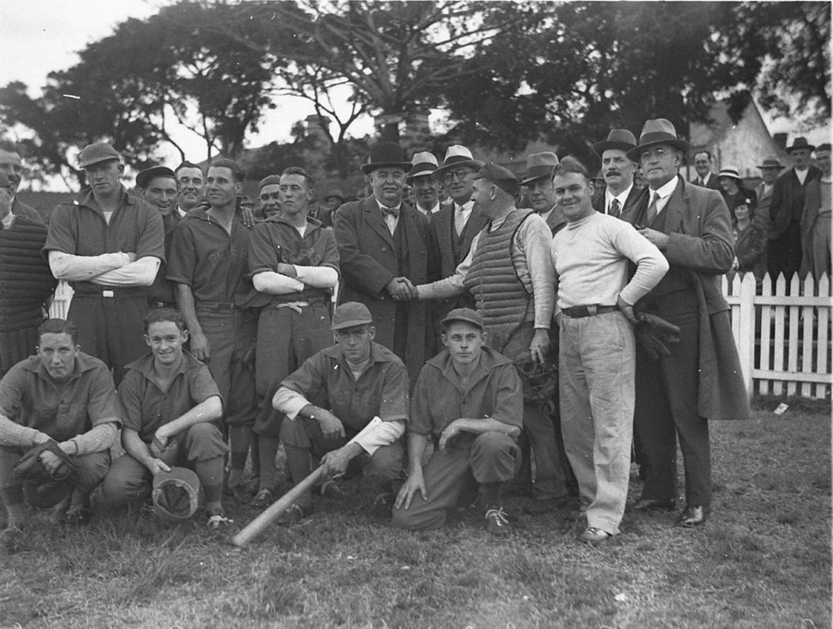 Group of the two teams Redfern Oval 29 May 1934