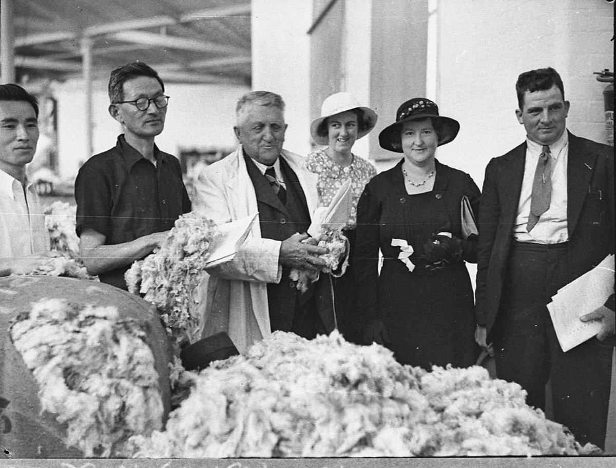 Japanese wool buyers, Sydney (1937)