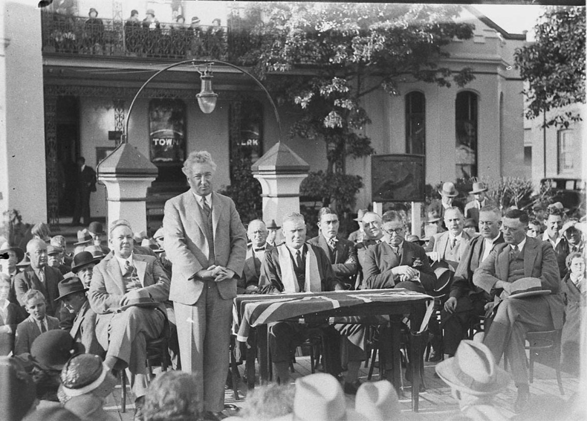 Joe Lyons speaking (1930s)